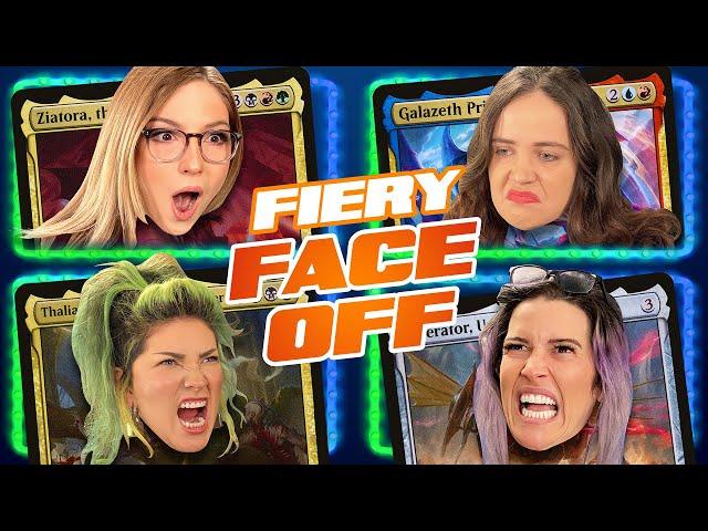 Fiery Face Off w/ Taalia Vess & Olivia | Extra Turns 35 | Magic: The Gathering Commander Gameplay