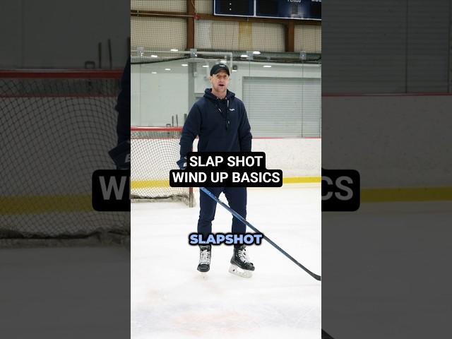 SLAP SHOT WIND UP BASICS #hockeycoaching #hockeytraining