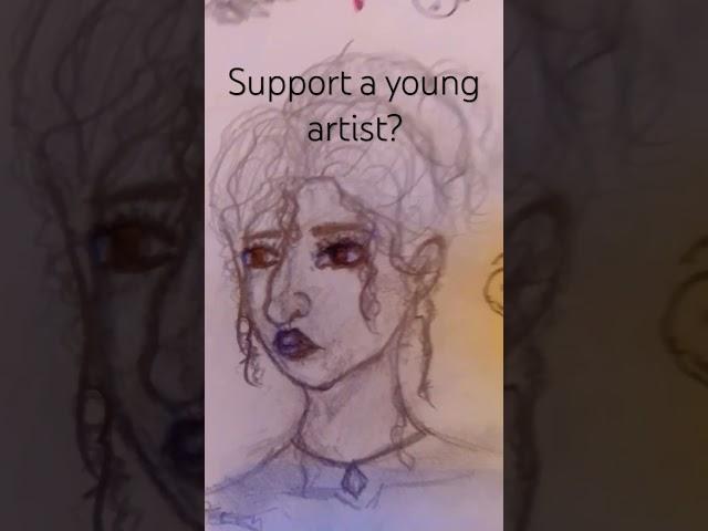 Support a young artist?  #art #12yrsold #youngartist #girl