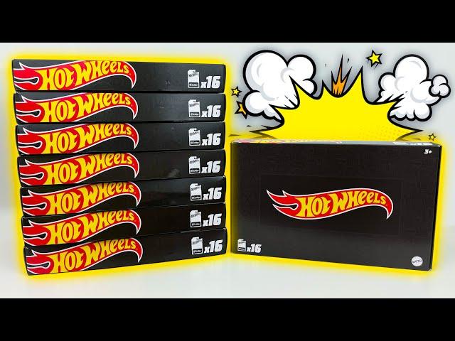 Unboxing 8 Hot Wheels Mystery Black Boxes From Amazon - 128 Cars!