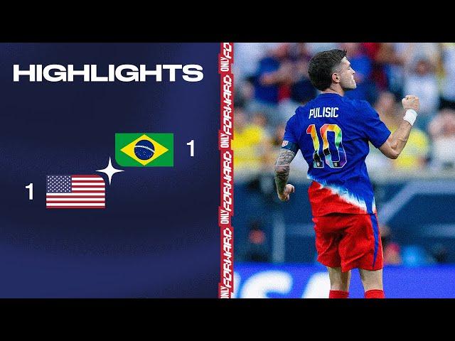 USMNT vs. Brazil | Highlights | June 12, 2024