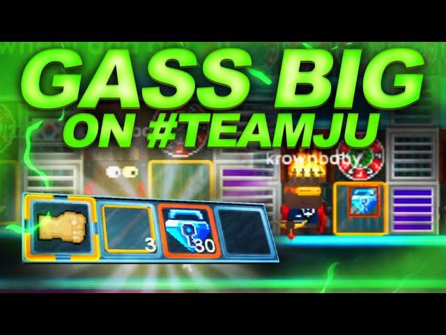 GAS IN #TEAMJU BIG CB (Growtopia Casino)