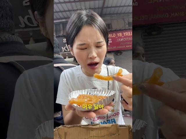인도 길거리 음식 먹어보기