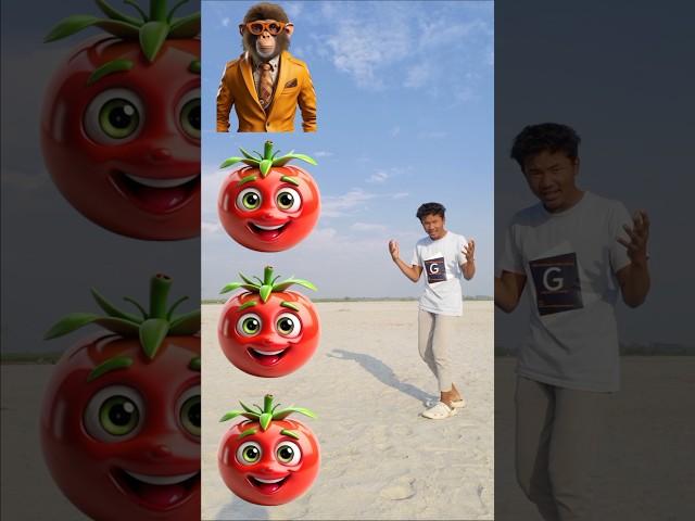 Bandar mama aye tomato magic Funny vfx shorts