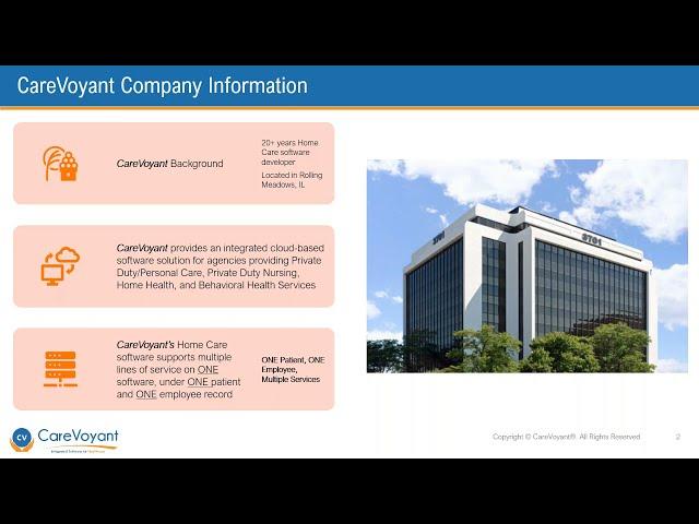 CareVoyant Home Care Software - Private Duty Nursing, Non-Medical, Home Health, HCBS