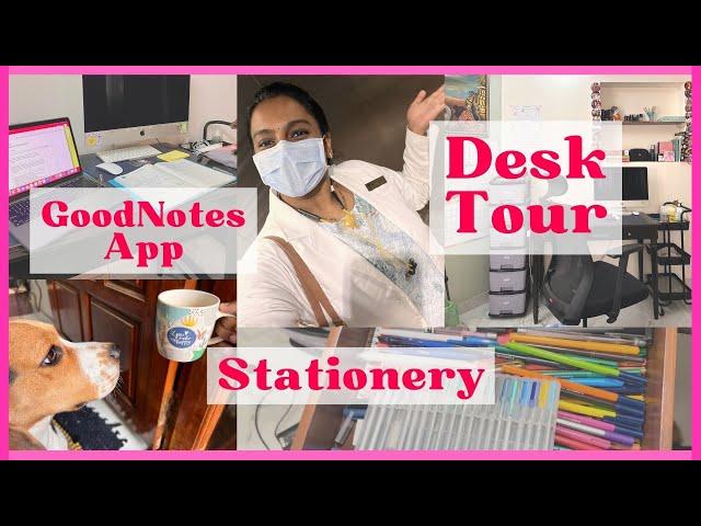 A day at home  Desk Tour, Study With Me, Dental College work Hair Care, & MORE | Divya Giridharan