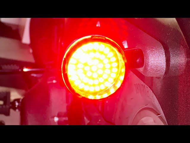 How To: Harley-Davidson LED Rear Turn Signals - Rouge Rider Industries turn signals on Low Rider S