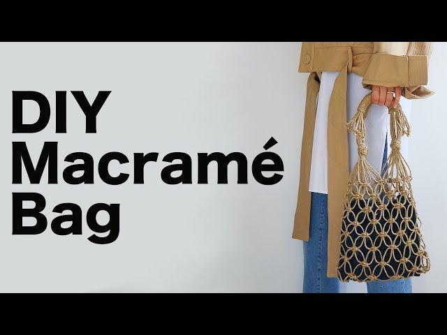 DIY MACRAME BAG | Expensive-Looking | Easy for Beginners Step by Step