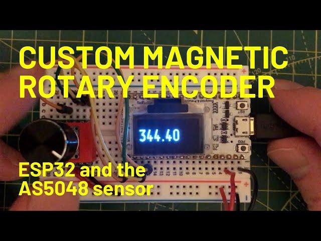 High-Res AS5048 Magnetic Rotary Encoder DIY