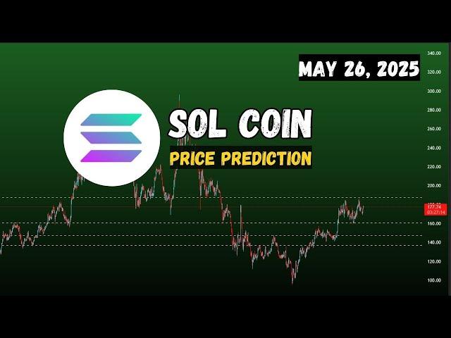 Solana price prediction today and buy now ?  Solana Sol Crypto  May 26, 2025