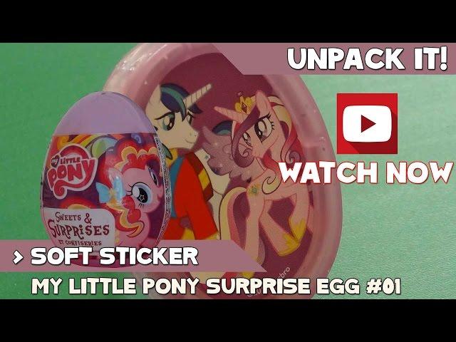 MY LITTLE PONY MLP Surprise Eggs - Picture Frame with Princess Cadance & Princess Celestia