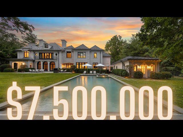 TOURING THE MOST SOPHISTICATED $7.5 MILLION MEGA MANSION IN ALPINE NEW JESREY