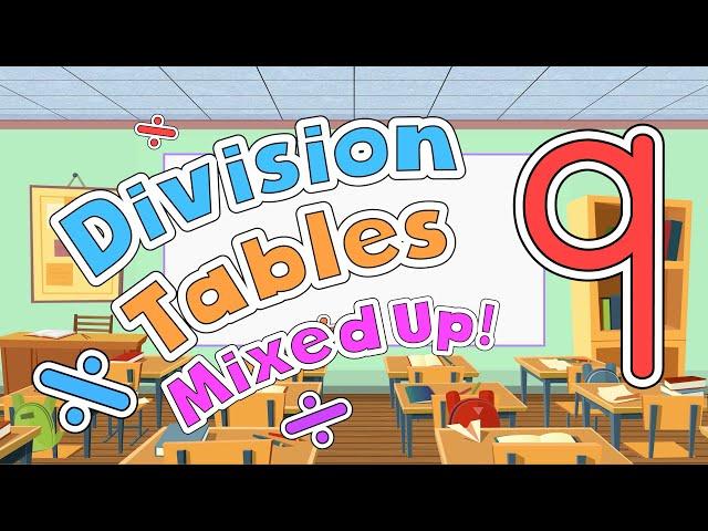 Division Tables  9  All Mixed Up | Jack Hartmann