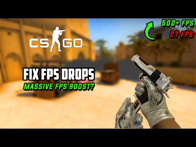 CSGO: BOOST FPS and Fix FPS DROPS (SECRET METHOD) | 2023 UPDATE  | UNDER 2 MINUTES!