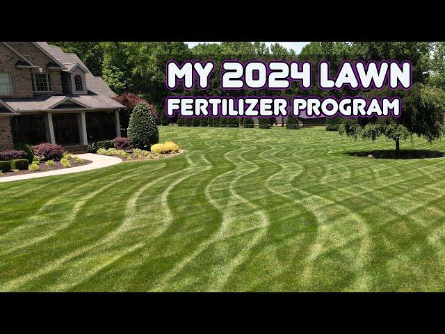 MY 2024 Lawn Fertilizer Program all liquid!