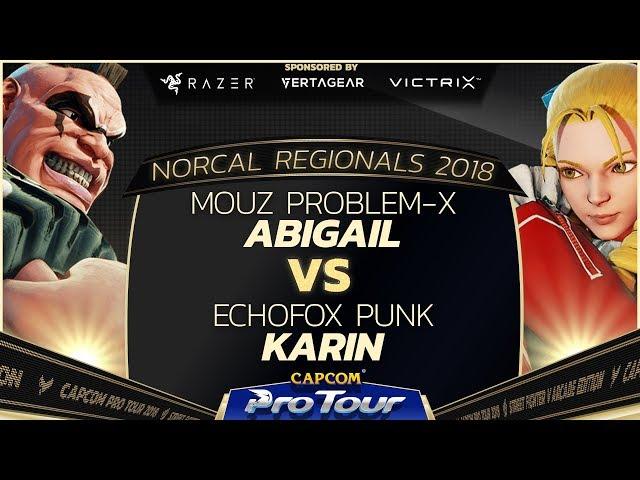 MOUZ | Problem-X (Abigail) vs. EchoFox | Punk (Karin) - Top 16 - NCR 2018 - SFV - CPT 2018