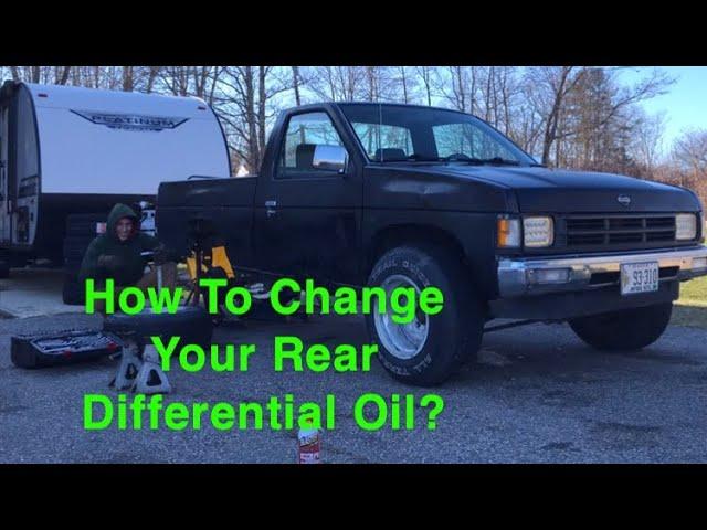 How To Change The Differential Oil In A Nissan Hardbody!! (1991 2WD 5 Speed KA24E)