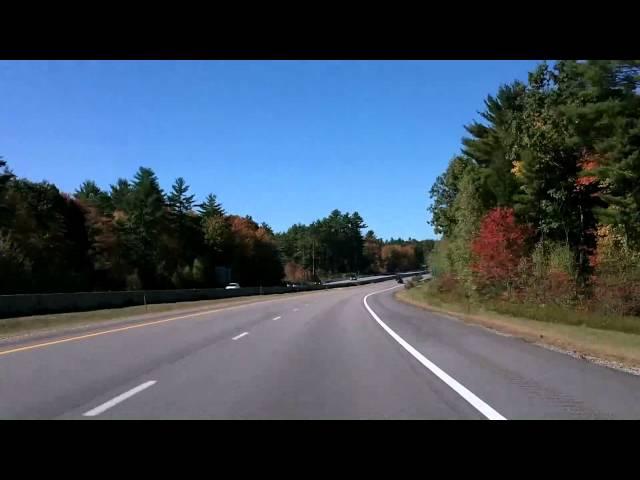 Portsmouth to Manchester, New Hampshire Drivelapse Dash Cam