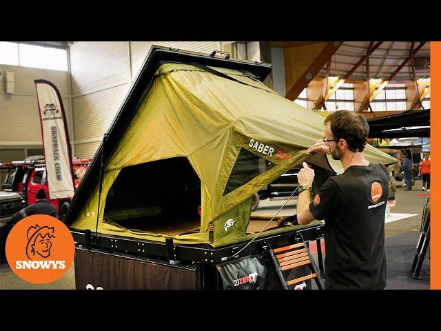 23Zero Saber Pro Hard Shell Rooftop Tent - How to setup & pack away