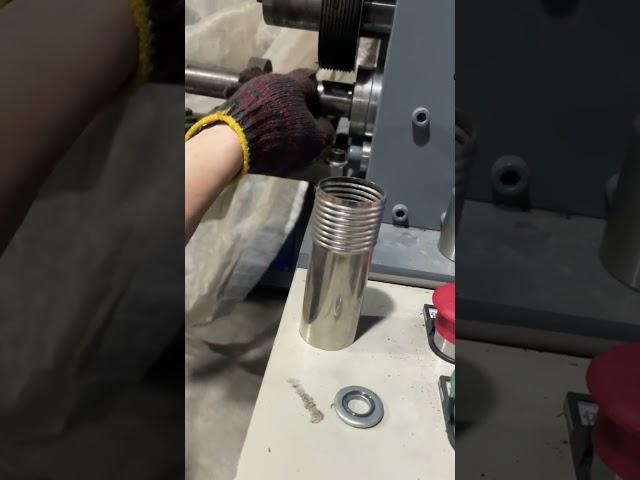 Stainless steel round pipe processing thread interface machinery and equipment