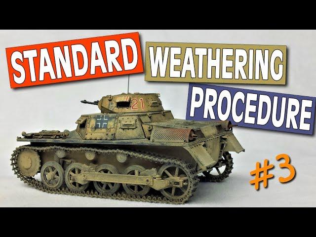 How to Paint & Weather DAK Model Tanks | Standard Weathering Procedure Ep.3