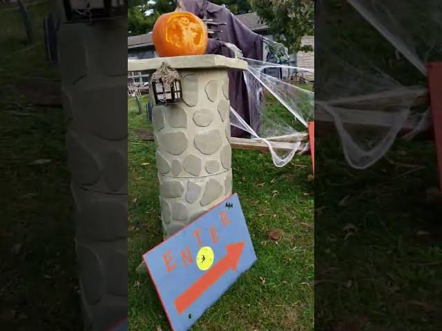 Halloween Yard Haunt Fast Walk Through