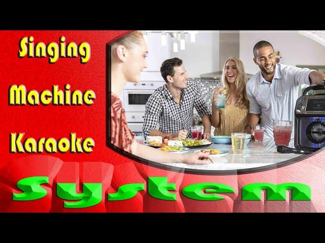 Singing Machine Karaoke System | Bluetooth Audio Streaming for iPhone iPad Android