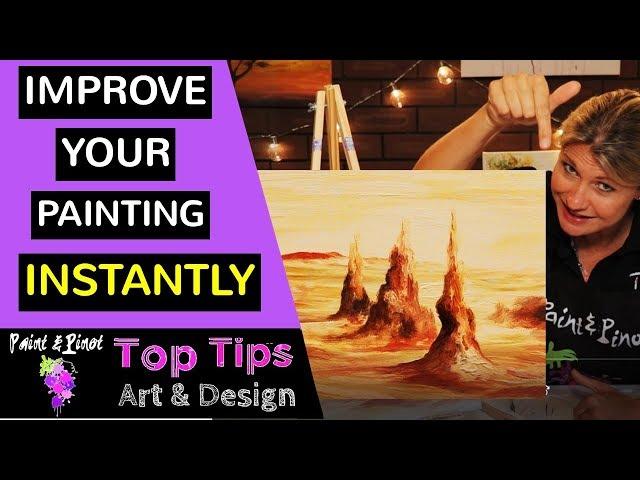Impressionist painting - Improve your paint strokes. How to paint like an impressionist artist
