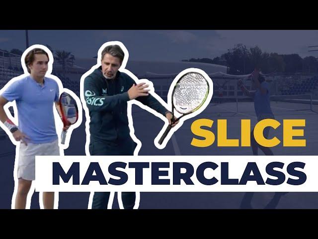 10-minute backhand slice tennis lesson