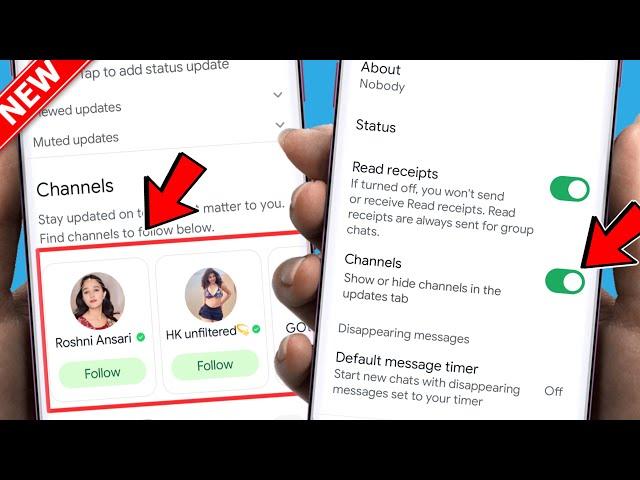 How to hide Channels on Whatsapp 2024 | How to Remove Channels on Whatsapp status