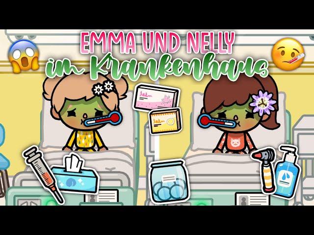 EMMA UND NELLY IM KRANKENHAUS  | AESTHETIC ROUTINE/ GESCHICHTE | TOCA BOCA STORY DEUTSCH