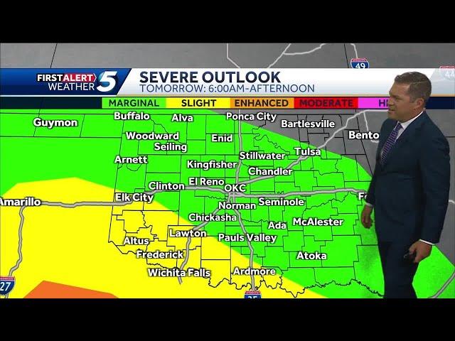 Oklahoma could see more severe weather on Tuesday