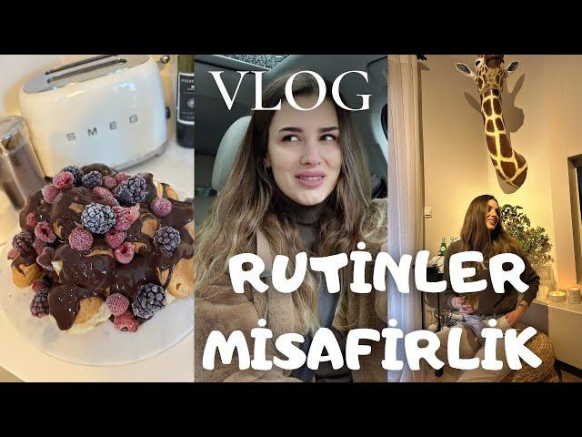 RUTİN EV İŞLERİ ⎜MİSAFİRLİK , ALDIĞIMIZ EV HEDİYELERİ  ⎜VLOG