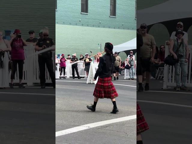 Drum Major Fitzsimmons’ First “Forte” Section at the Woodland Scottish Games | #drummajor #scotland