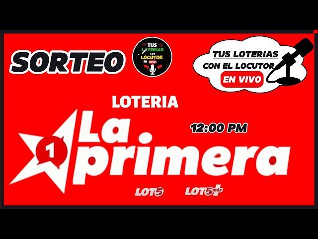 Sorteo Lotería La Primera Resultados en vivo de Hoy domingo 5 de enero del 2025