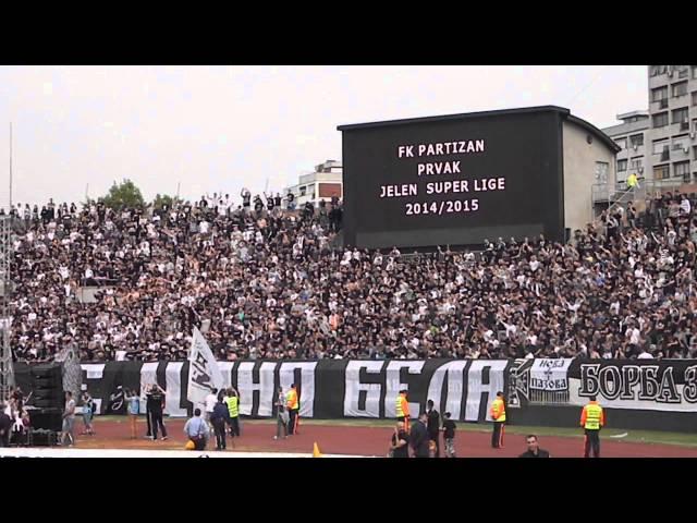 PARTIZAN - Proslava 26. titule sampiona