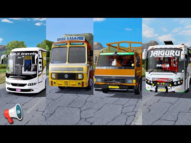  Typical Musical Indian Horns in Bus and Truck (Volvo, Scania, Ashok Leyland, Tata) 