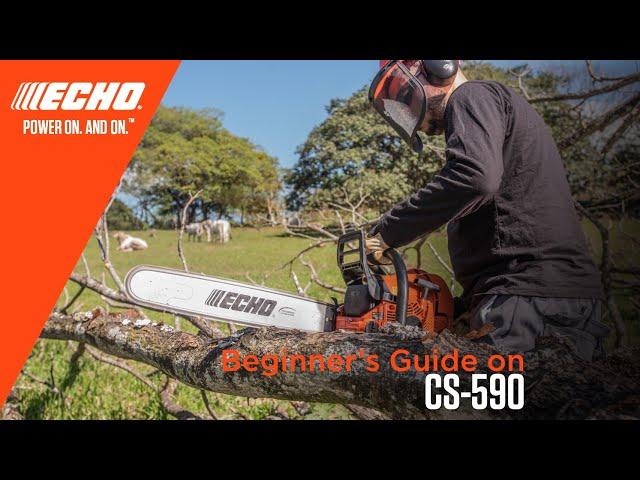 ECHO_Chainsaws_How to Start the CS-4910 & CS-590 Chainsaw_How-To Video