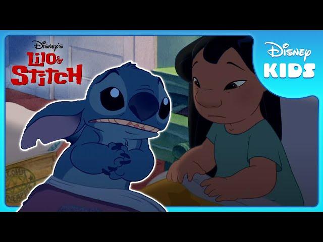  Stitch’s Nighttime Adventure | Lilo and Stitch | Disney Kids