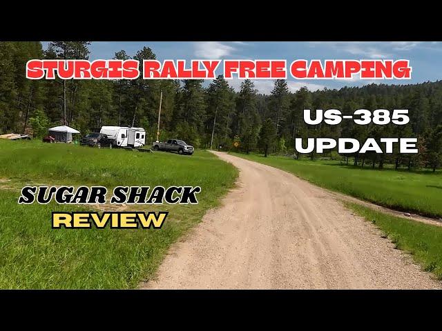STURGIS UPDATE FREE CAMPING US 385 CONSTRUCTION