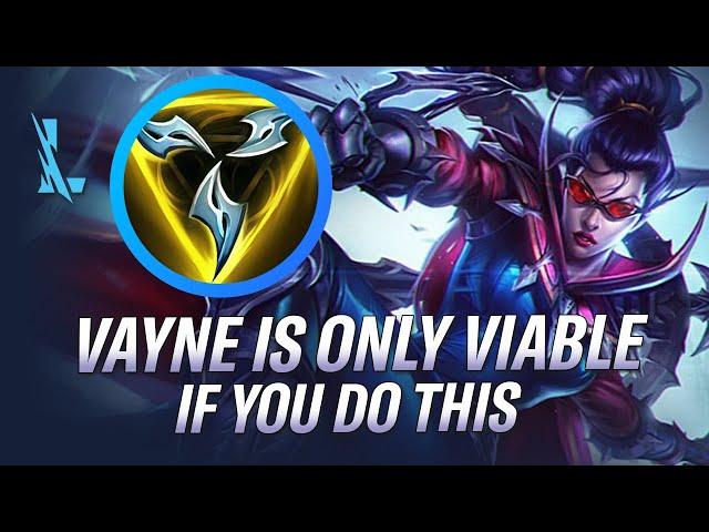 VAYNE IS ONLY VIABLE IF YOU DO THIS! VAYNE WILD RIFT GAMEPLAY | RiftGuides | WildRift