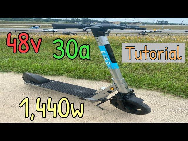 Bird es 400a| Electric scooter| Brushless DC Controller |￼Install | Tutorial