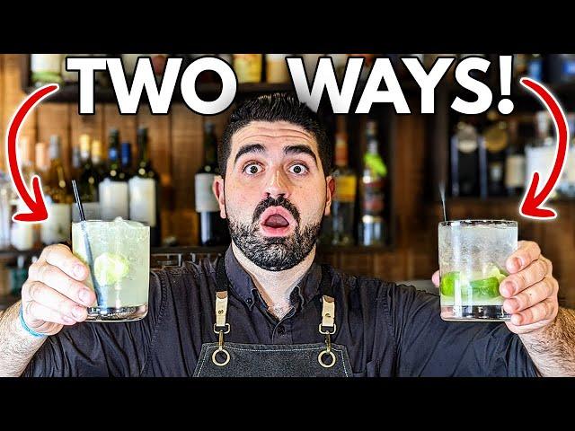 How to make a Classic Caipirinha | TWO DIFFERENT WAYS !