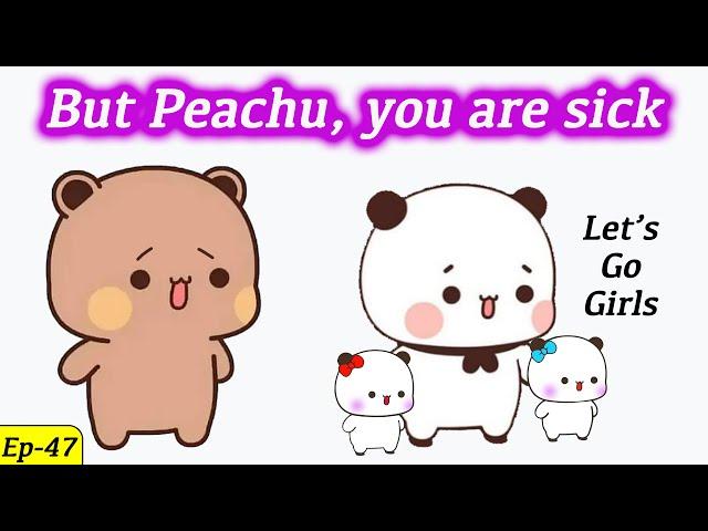 Peachu is sick last part | bubu dudu | peach goma | gomu peachu love story | couplesgoal