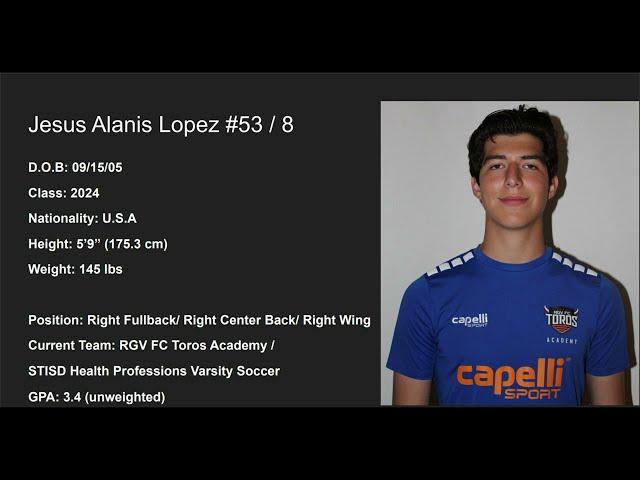 Jesus Alanis Lopez 2022-2023 Highlight video