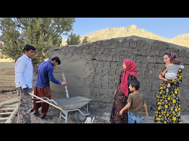 Making Asghar's house attractive by plastering: Shawkat dressmaking and a day full of activities