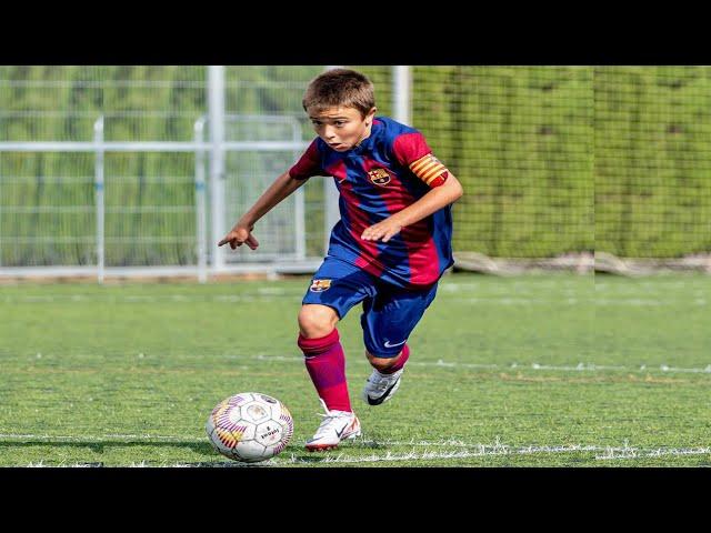 Pedrito Juárez 23-24 - Genius midfielder - Skills & Assists | 10 Years Old La Masía