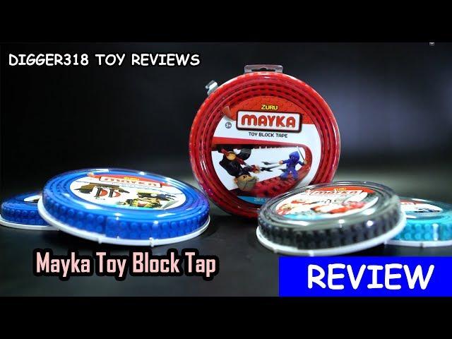 (Giveaway) Mayka Toy Block Tape from Zuru Review 4K