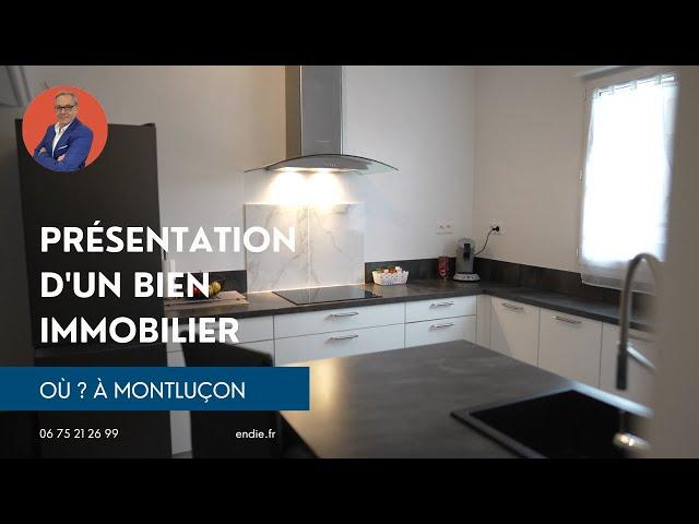 Présentation d'un bien immobilier sur Montluçon