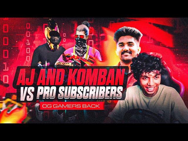 AJ GAMING & ME AGAINST PRO SUBSCRIBERS !